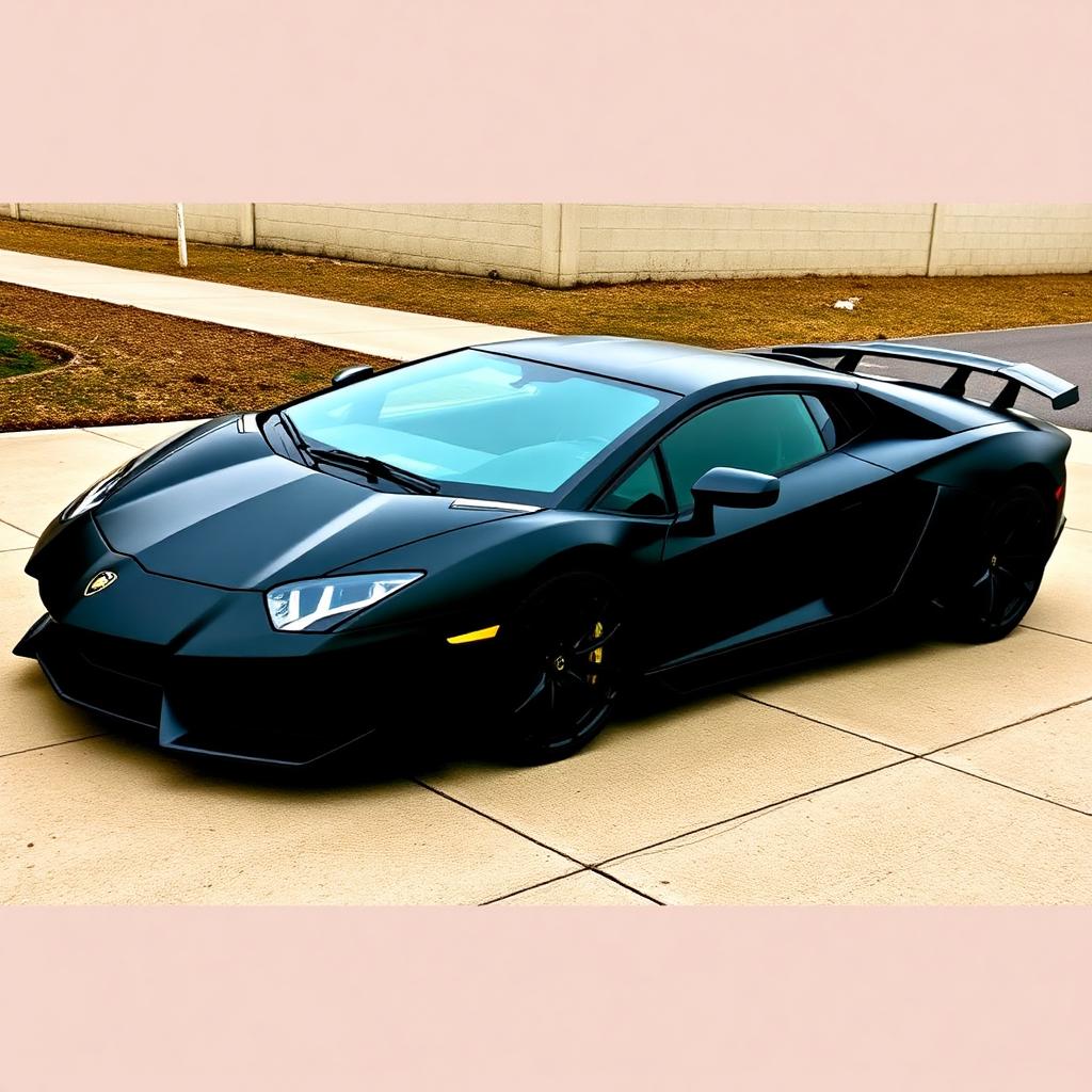 Plain snapshot of Aventador